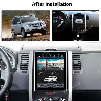 Tesla stils Android 8.1 lielā ekrāna, Auto multimedia player NISSAN X-TRAIL Qashqai 2007+ Auto Audio, Video, Radio, Stereo, GPS Navi