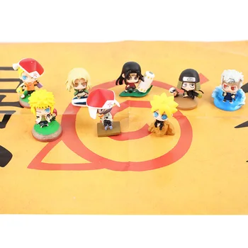 8pcs/set Anime Boruto-Naruto Nākamo Paaudžu Rīcības Attēls Shodai Senju Hiruzen Minato Tsunade Kakashi Q Ver. PVC Modelis Rotaļlietas
