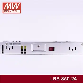 Stabila ir LABI, LRS-350-24 24V 14.6 A meanwell LRS-350 350.4 W Viena Izeja pārslēdzama Strāvas Padeve