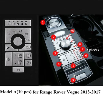 Sakausējuma Auto Interjera Centrā Konsoles Režīmā Regulēšanas Pogas Vizuļi Par Range Rover Vogue 2013. - 2017. Gadam Piederumi Auto-stils