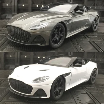 WELLY 1:24 Aston Martin DBS Superleggera sakausējuma auto modeli, amatnieku, rotaslietu kolekcija rotaļu rīks dāvanu die-casting modelis dāvanu