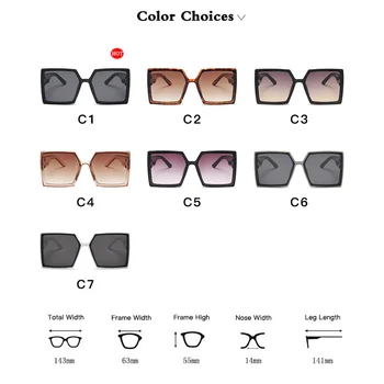 LongKeeper Lielgabarīta Saulesbrilles Sieviešu 2020. Gadam Vintage Saules Brilles Sieviete Luksusa Zīmolu Skaidrs, Lēcas Slīpumu, Oculos De Sol Feminino