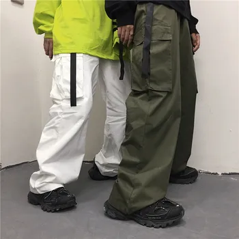 LMCAVASUN Streetwear Bikses (dungriņi), Vīriešu Joggers Cilvēks sieviešu Ikdienas Taisni Harēma Bikses Vīriešu korejiešu Hip Hop Dziesmu Bikses Plus Lieluma