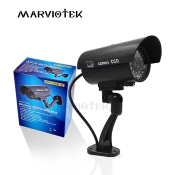 Dummy kameras Ūdensizturīgs Āra Viltus Mājas Drošības Kameras CCTV Kameras Video Novērošanas Kamera ar LED Gaismas Iekštelpu