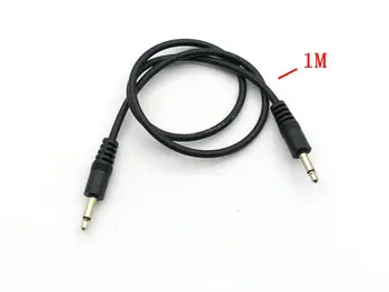 10pcs 3.5 mm 1/8 vīriešu mini plug mono mono audio savienotāja kabelis 1M