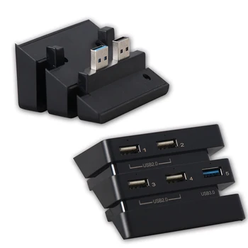 PS4 Pro Piederumi USB Ports Paplašināto 3.0 High Speed & Četri USB 2.0 Porti, Izplešanās centru PlayStation4 Pro Spēļu Konsoles