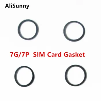 AliSunny 50gab SIM Kartes ligzda Ūdensizturīgs ar Gumijas Blīvējumu Blīvi iPhone 7 8 Plus 7P 8P 7.G Apli Gredzenu Turētājs Daļas