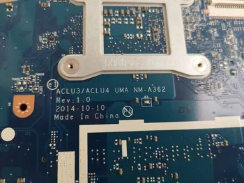 Pilnībā Pārbaudīti jaunie 5B20H14390 ACLU3 ACLU4 UMA NM-A362 māte valdes Lenovo G50-80 Klēpjdators Mātesplatē ar 3205U 3805U CPU
