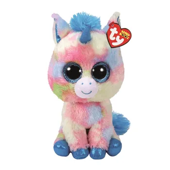 Ty Pildīti & Plīša Dzīvnieki Ice Cream Krāsu Unicorn Rotaļlietas 15cm