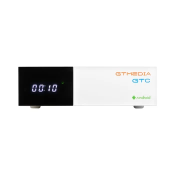 GTMEDIA GTC Smart TV Kastē,DVB-S2, DVB-T2/Kabeli/ATSC-C/ISDBT, WiFi,atbalsta IPTV,GTPlayer,3D un 4K,Tīkla,Bluetooth 4.0 Android TV Box