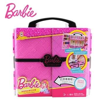 Sākotnējā Barbie Dream Skapis Smieklīgi Izlikties, Lelles, Rotaļlietas Mini Kabatas Barbie Zvaigznājā Sērija Ar Dažādiem Auduma Boneca DTC36