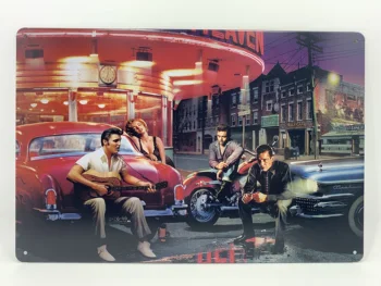 Elvis Presley, Monroe Holivudas James Dean snooker Alvas (skārda) Plāksnes Pazīmes sienas cilvēks ala Apdare bārs Mākslas retro vintage Plakātu metāla
