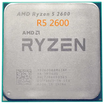 AMD Ryzen 5 2600 R5 2600 de 3,4 GHz Sešu Kodolu 12-65 W CPU procesador YD2600BBM6IAF hembra AM4