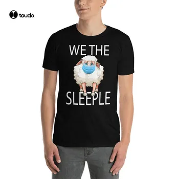 Mēs Sleeple Smieklīgi Anti Maska Aitu Sheeple Krekls