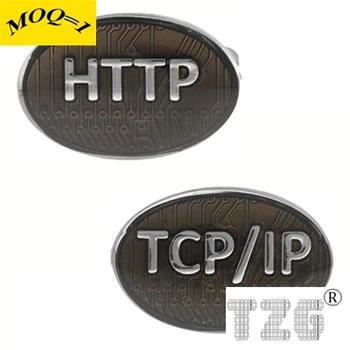 HTTP TCP IP Cufflink Aproces Saite 1 Pāris Bezmaksas Piegāde Veicināšana