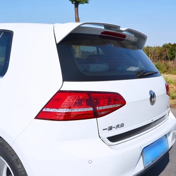 ABS Plastmasas Unpainted Aizmugures Bagāžnieka Jumta Spoilers Izmantot VW Golf 7 Asti Ārējie Apdares - 2017