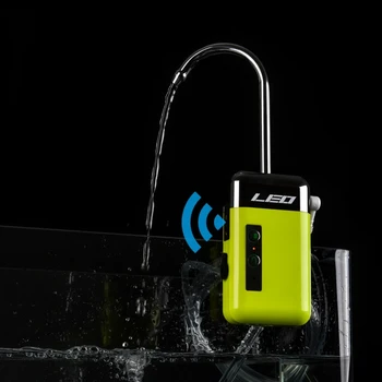 Āra Zvejas Skābekļa Gaisa Sūknis USB Viedo Sensoru Ūdens Skābekļa Sūknis Portatīvo Smart Indukcijas LED Gaismas