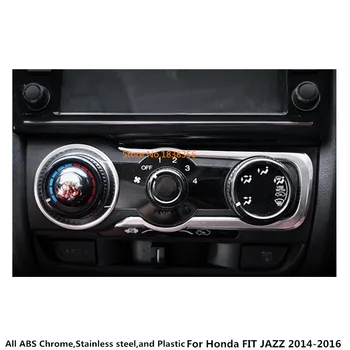 Honda FIT DŽEZA 2016 Rotāt Vāciņš Melns, Vidū Gaisa Kondicionēšanas Rotējošo Pogu Dekorēts Kadra Slēdzis Izplūdes Ventilācijas