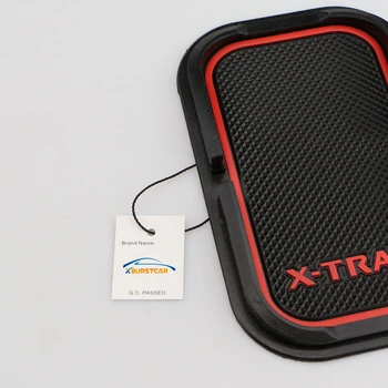 Xburstcar Auto Telefona Turētājs Pad Paklāji Auto pretslīdēšanas Pad Anti Slip Mat Nissan X-trail Xtrail T31 T32 2008. - 2020. Gadam Piederumi