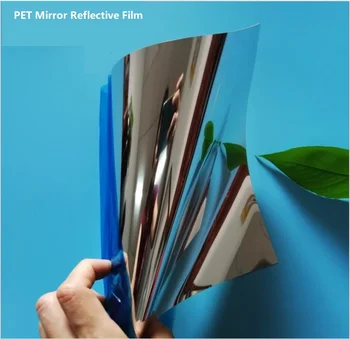 Spēcīgas Pārdomas Gaismas Gluda Ūdensizturīgs UV Uzlīmes Saules Krāsnis Koncentrēta Pašlīmējošas PET Skursteņu Spoguļa Atstarojošās Plēves