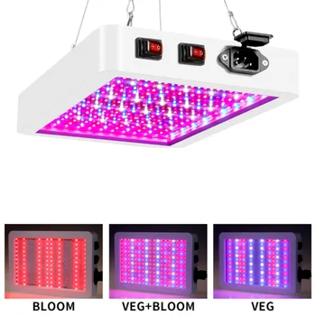 300W 900W Dubulto Slēdzi Pilna Spektra LED Augu Augt Gaismas Lampas Ziedu, Augu Dārzeņi Hidroponika Sistēmas VEG/Bloom Telts fito