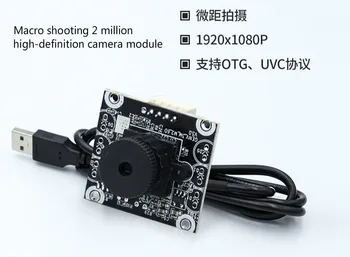 1080P 2 Miljoni Aparatūras Pikseļi Mikro kameras Modulis USB2.0 Bezvadītāja Atbalsta OTG UVC Protokols