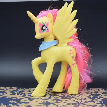Hasbro 14cm Mans mazais ponijs gudrs pvc unicorn PVC maz ponis zirgu rīcības rotaļlietas skaitļi lelles meitene dzimšanas diena ziemassvētku dāvanu