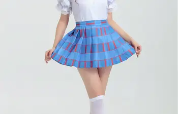 Karstā Pārdošanas Jaunu Cute Meitenes Skolas Uniformas Japānas Anime Spēle Patīk Dzīvot Cosplay Svārki Dāma Stila Svārki Karstā Pārdošanas S-2XL