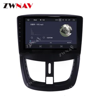 4+64 Android 10.0 Auto Multimedia Player Peugeot 207 2006 2007-auto GPS Navi Radio navi stereo IPS skārienjutīgais ekrāns, galvas vienības