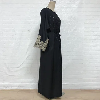 Kalenmos Eid Musulmaņu Abaya Hijab Kleita Sievietēm Marokas Kaftan Ramadāna Islāma Dubaija Dimantu Lūgšanu Apģērba Ilgi Drēbes, Kleitas 2020