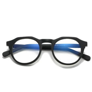 BLUEMOKY Acetāts Anti Zilās Gaismas Optiskās Brilles Rāmis Sievietēm Mazo Apaļo Rāmi, Blue Ray Pretbloķēšanas Spēļu Dators, Brilles
