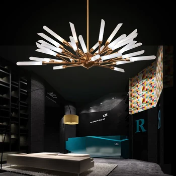 Post-Modernās Lustra Dizaineru Lampas Dzīves Guļamistabu Modeli Gaismeklis Bar Hotel Guļamistaba, Ēdamistaba Karājas Gaismas