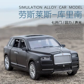 Zhenwei Cullinan Modeļi Lējumiem SUV Sporta Auto Modeli, Pull Atpakaļ, Automašīnas Skaņas, Gaismas 6 Durvis, Simulācijas Auto