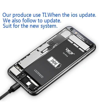 DEJI iphone 8 baterija Ar Bezmaksas Rīku Komplekts Nekustamo Augstas Jaudas iphone 8plus Baterijas Nomaiņa Cikla 0