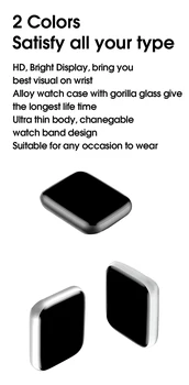 SVB W46 Smartwatch 2020. gadam 1.75 collu skārienekrānu Nogāzes Bezvadu Lādēšanas Sirds ritma Monitors Vīrieši Sievietes 44MM Bluetooth smartwatch