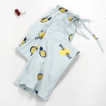 Lady Miega Gruntis Kokvilnas Pidžamas Bikses Sievietēm Piyamas Bikses Kokvilnas Lounge Bikses Ērti Pantalon Elpojošs Pyjama JAUNAS