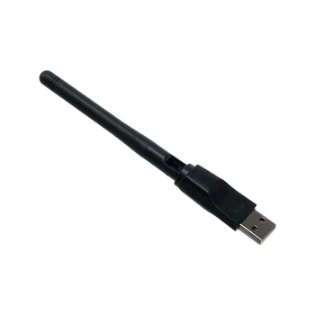 LuazON Adapteris, USB Wi-fi 150 Mb / s, ar antenas, viena josla, melnā 4601777