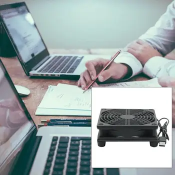 9cm/12cm Ventilatoru DC 5V USB Barošanas Kluss Ventilators Maršrutētāju TV Set-Top Box Radiatoru Vēsāks
