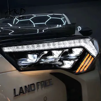 Auto Stils Galvas Lampas 4 Runner Lukturi. - 2020. gadam 4Runner LED priekšējo Lukturu dienas gaitas lukturi Dinamiski Signālu projektora objektīvs auto Piederumi