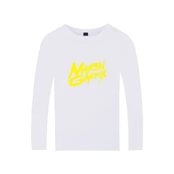 Martin Garrix T-krekls Nederland Mūzikas DJ GRX Pavasara Krekls ar garām Piedurknēm Zēniem Modes Dizaina Balts T-krekls Vīriešu Kokvilnas Plus Lieluma
