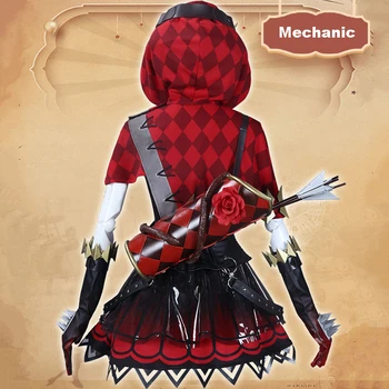 Spēle Identitāti V Cosplay Tracy Reznik Little Red Riding Hood Kostīms Oriģinālā Ādas Kostīmi, Svārki Sievietēm