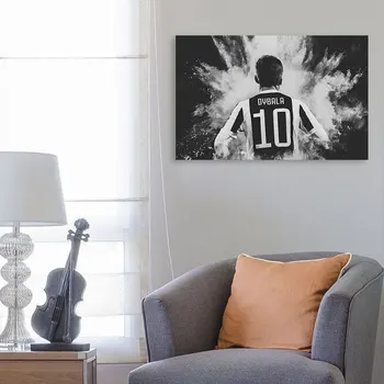 Dybala Plakāts Ierāmēts Koka Audekla Sienas Māksla Apdare izdrukas par dzīvojamo istabu Mājas guļamistaba Rāmis dekoru Krāsošana Dekoratīvie
