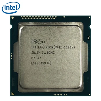 Intel Xeon E3-1220 V3 3.1 GHz 8MB 4 Core SR154 E3-1220-V3 LGA 1150 CPU Procesors E3 1220 V3 pārbaudīta strādā