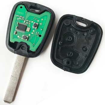2 Pogas Tālvadības Atslēgu Peugeot 307 Citroen C1 C3 ar ID46 Čipu PCF7961 VA2 Asmens Auto atslēgu