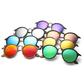 Labāk Koka Acetāts Koksnes Graudu Polarizētās Saulesbrilles, Retro Sakausējuma Brilles, Saules Brilles, Lai Vīriešiem un Sievietēm UV400 BT2447
