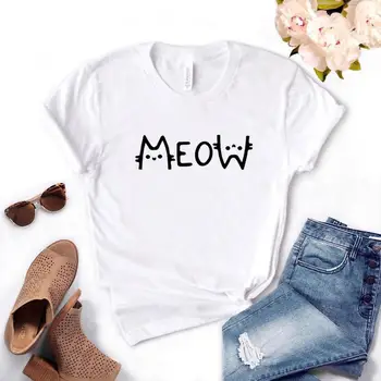 Ņau kaķu mamma Drukāt Sieviešu Tshirts Kokvilnas Gadījuma Smieklīgu t Kreklu, Lai Dāma Yong Meitene Top Tee 6 Krāsu Piliens Kuģa NA-973