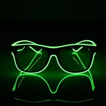 Modes Gaismas DIOŽU Brilles, Neona LED Aukstā Gaisma Brilles Deju Grupa Bārs Glow Party Atmosfēru DJ Spilgti Aksesuārus, Brilles
