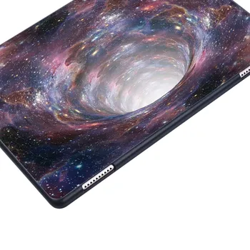 Par Huawei MediaPad T3 8/T3 10/T5 10 incn Triecienizturīgs Cietais Apvalks Slim Star Space Tablete Gadījumā+ Bezmaksas Irbuli