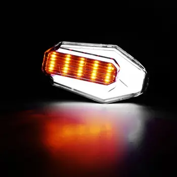 2gab 12v LED Motociklu Pagrieziena Signālu Gaismas Gaitas Lukturi Spilgti Indikators Moto Clignotant Blinker Dienas Nakts Gaitas