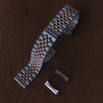 Augstas Kvalitātes Watchbands Zīmolu vīriešu rokas Pulkstenis sieviešu Pulksteņu siksniņas 13mm 17mm 18mm 19mm 20mm 21mm 22mm Tauriņš Sprādze Sudraba